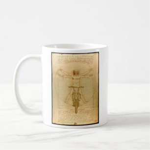 Da Vinci Dirt Bike Motocross Supercross Freestyle Coffee Mug