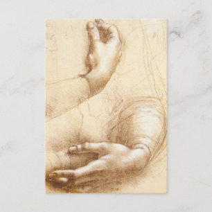 Da Vinci Hands Invitations