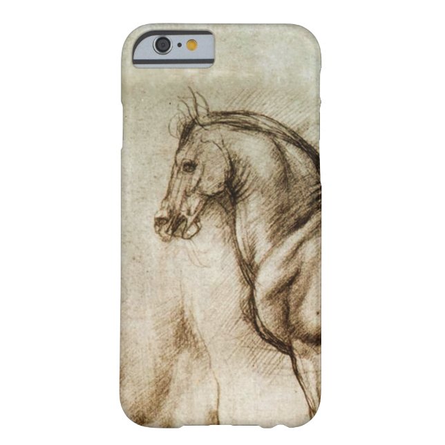 Da Vinci Horse Study iPhone 6 case (Back)