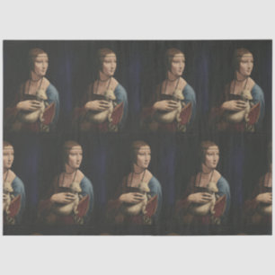 DA VINCI LADY WITH AN ARMINE TISSUE PAPER