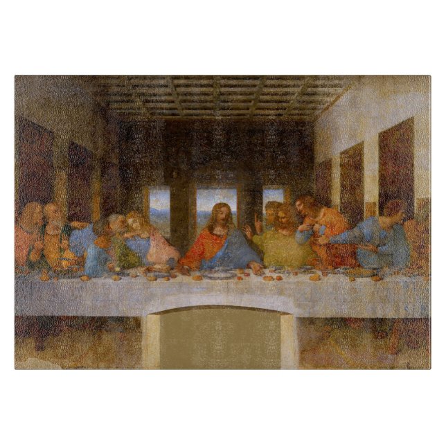 Da Vinci Last Supper Fine Art Classic Cutting Board (Front)