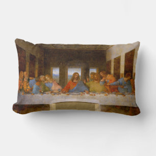 Da Vinci Last Supper Fine Art Classic Lumbar Cushion