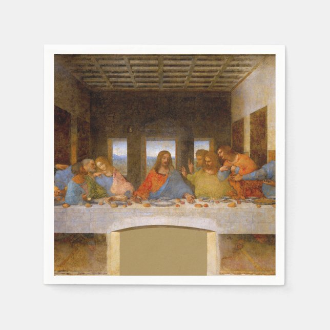 Da Vinci Last Supper Fine Art Classic Napkin (Front)