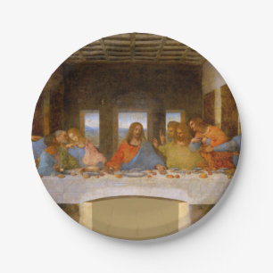 Da Vinci Last Supper Fine Art Classic Paper Plate