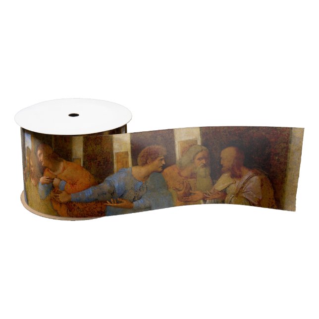 Da Vinci Last Supper Fine Art Classic Satin Ribbon (Spool)