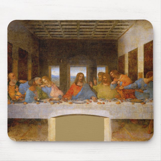 Da Vinci Last Supper Fine Art Classical Mouse Mat (Front)