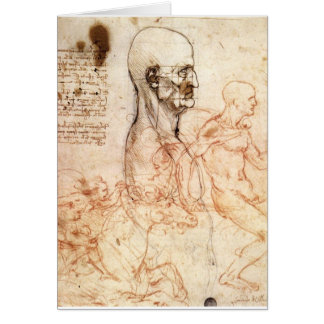 da Vinci -- Man and Horse Sketch