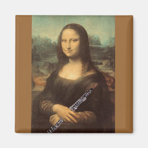 Da Vinci, Mona Lisa and Oboe Magnet