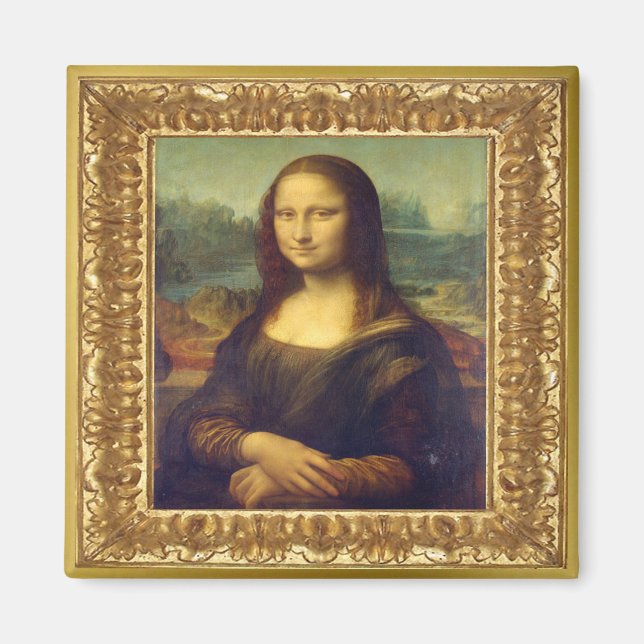 Da Vinci Mona Lisa Masterpiece Magnet (Front)