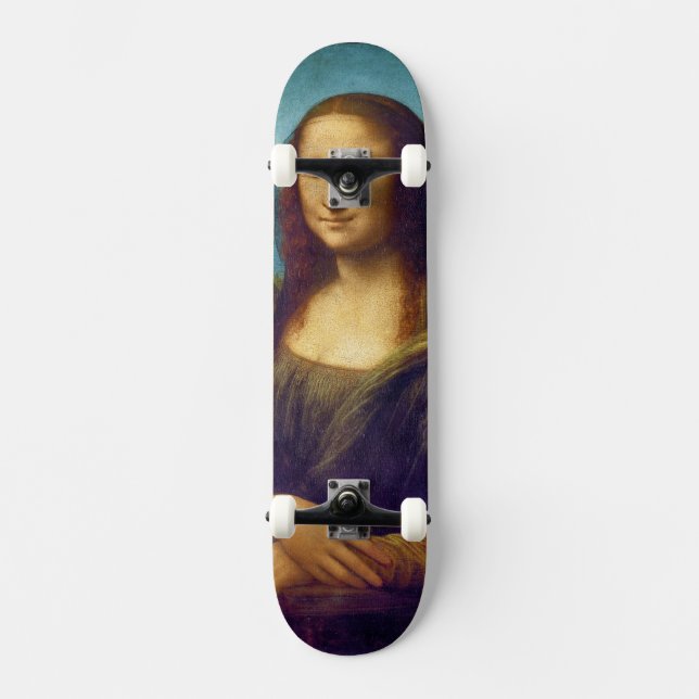 Da Vinci: Mona Lisa Skateboard (Front)