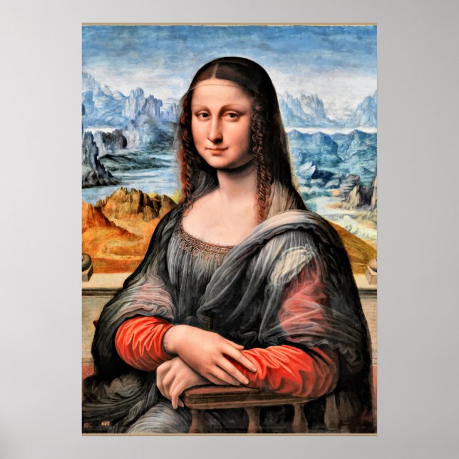 Da Vinci - Mona Lisa, world-famous painting Poster (Front)