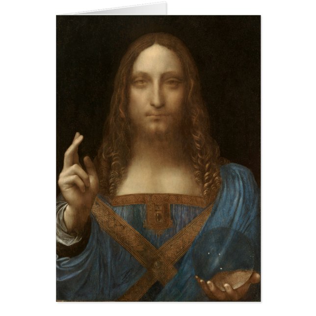 Da Vinci, Saviour of the World, Salvator Mundi (Front)