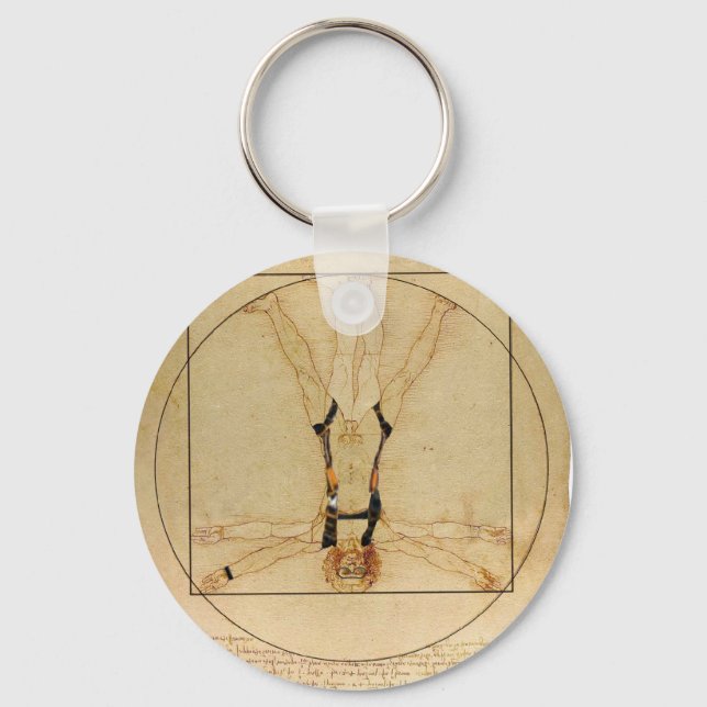 da Vinci Skydiving Key Ring (Front)