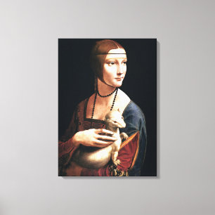 Da Vinci - The Lady with the Ermine Canvas Print