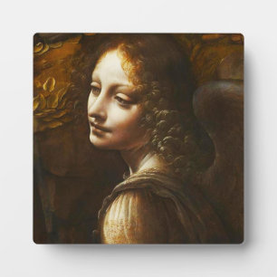 Da Vinci Virgin of the Rocks Angel Plaque
