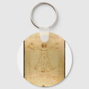 Da Vinci Vitruve Luc Viatour Key Ring