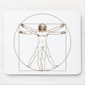 Da Vinci Vitruvian Man Mousepad