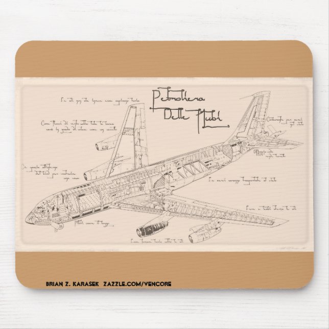 Da Vinci's KC-130 Stratotanker Mousepad (Front)