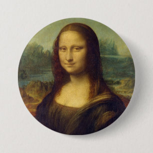 Da Vinci's Mona Lisa 7.5 Cm Round Badge