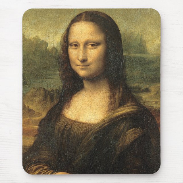 da Vinci's Mona LisaMousepad Mouse Mat (Front)