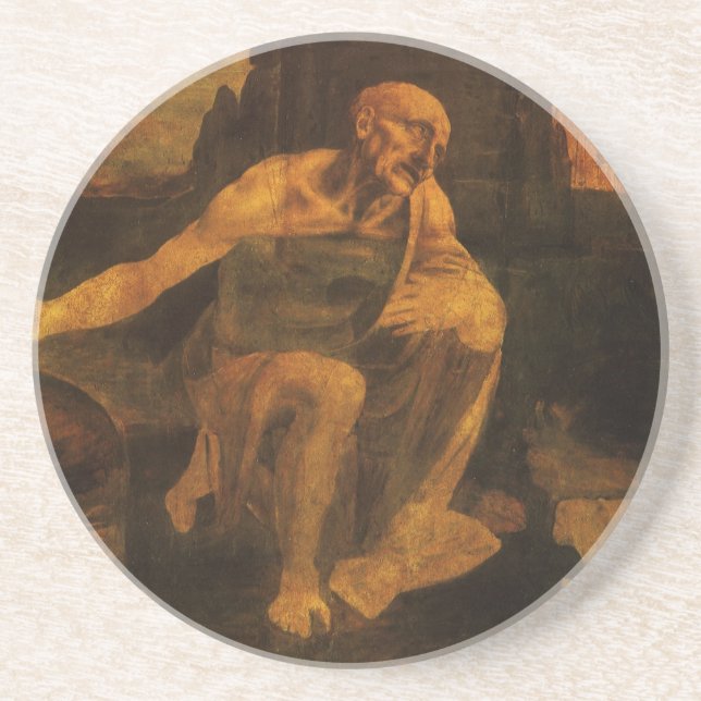 da Vinci's Saint Jerome Coaster (Front)