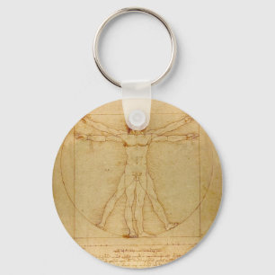 Da Vinci's Vitruvian Man Key Ring
