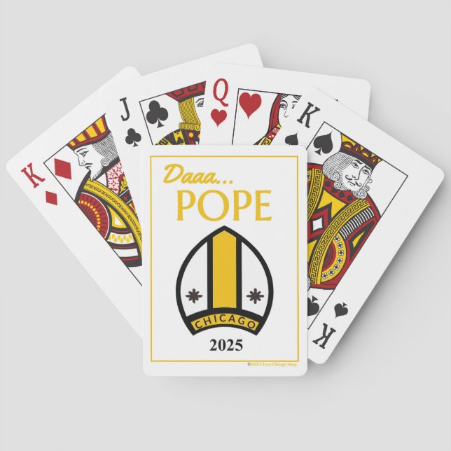 Daaa...POPE Playing Cards (Back)