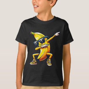 Dab Banana Dancing Dabbing Banana Fruit Meme 2  T-Shirt