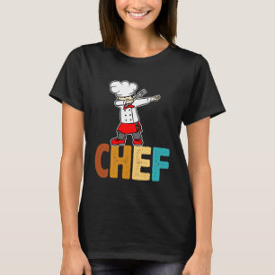 Dab Dabbing Chef Cooking Guru  Cook Retro Culinary T-Shirt