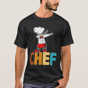 Dab Dabbing Chef Cooking Guru Cook Retro Culinary T-Shirt