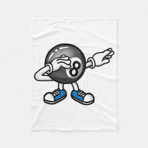 Dab Dabbing Pool Billiards Billiard Ll Pool Table  Fleece Blanket