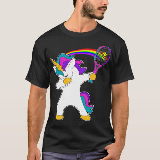 Dab Dabbing Tennis Unicorn Gift Tennis Player gift T-Shirt