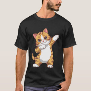 Dab Dance Cat Graphic for Cool Cat Lovers and Danc T-Shirt