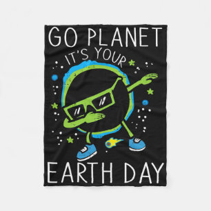 Dab Earth Solar Eclipse Go Planet Its Your Earth D Fleece Blanket