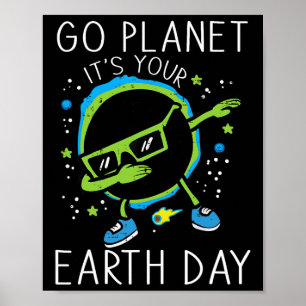 Dab Earth Solar Eclipse Go Planet Its Your Earth D Poster