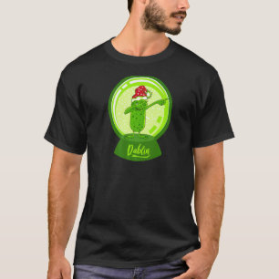 Dab Elf Goblin Snowball Snow Globe Dabbing Christm T-Shirt