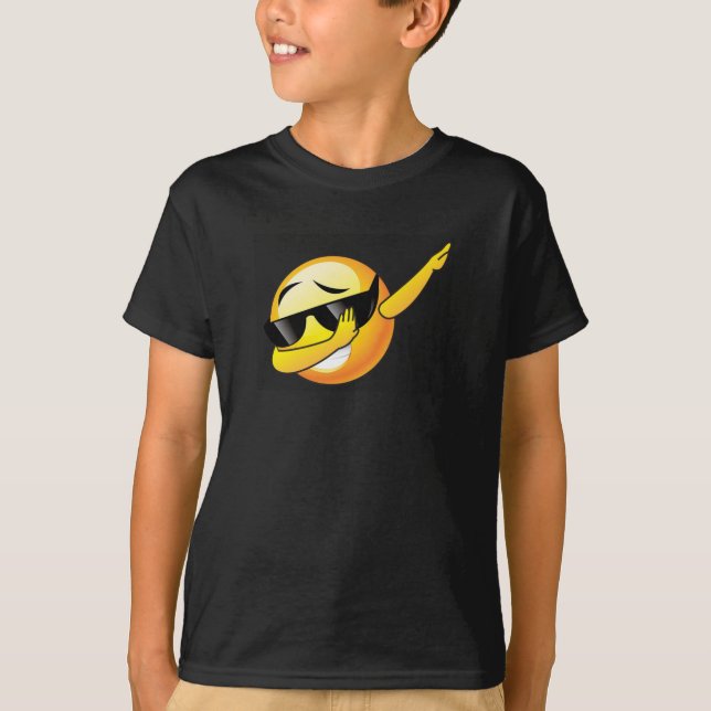 Dab Emoji kids t shirt (Front)