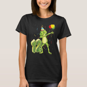 Dab Frog 12th Birthday Twelve 12 Years Old Bday Ki T-Shirt