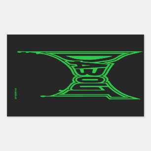 "Dab Out" Stickers, Glossy Rectangular Sticker