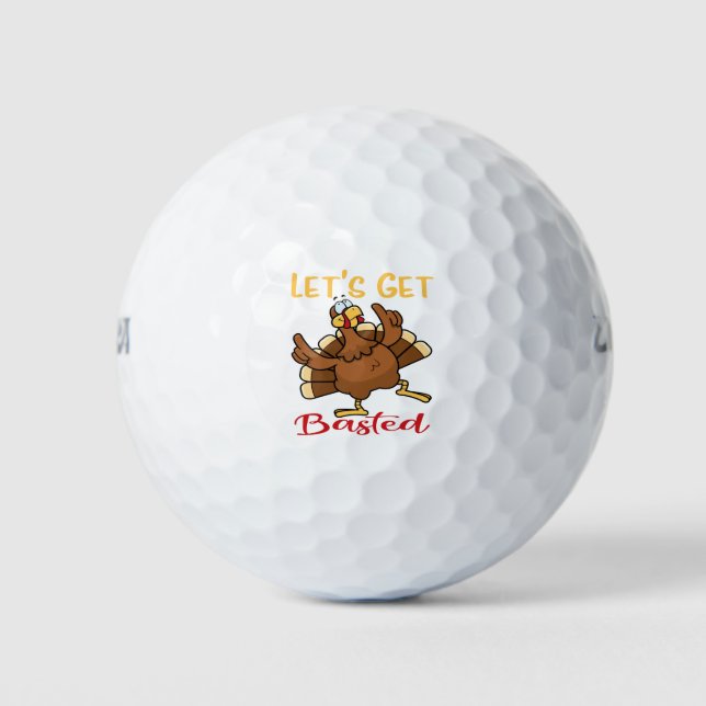 Dab Turkey Golf Balls (Front)