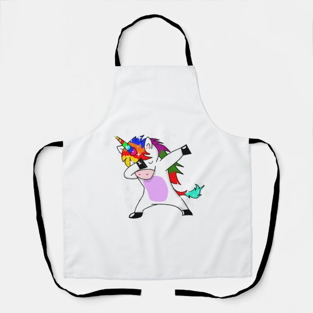 Dab Unicorn    Apron (Front)
