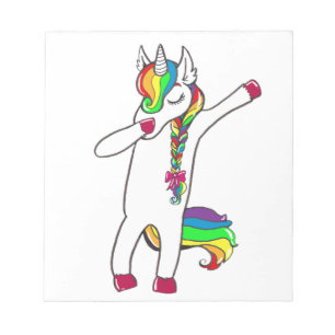 Dab unicorn notepad