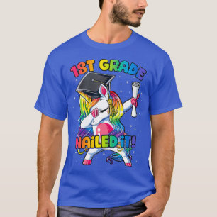 Dabbing 1st Grade Unicorn Graduation Class Of T-Shirt