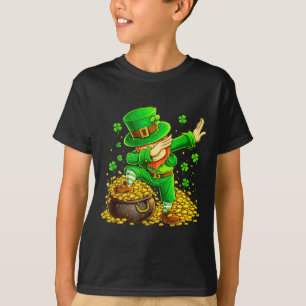 Dabbing 67 Bruh Meme Funny Six Seven Irish St Patr T-Shirt