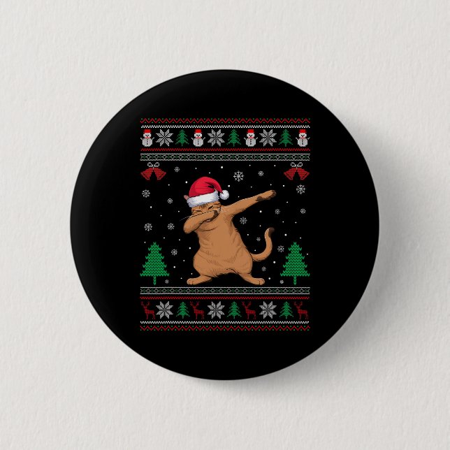 Dabbing A  6 Cm Round Badge (Front)