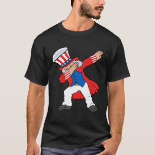 Dabbing Abraham Abe Lincoln Patriotic 4th Of July T-Shirt