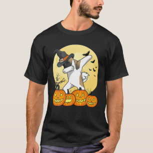 Dabbing Akita Dab Dance Funny Dog Halloween Gift T-Shirt