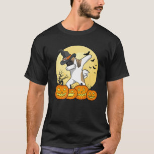 Dabbing Akita Dab Dance Funny Dog Halloween Gift T-Shirt