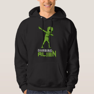 Dabbing Alien Area 51 Ufo Space Aliens Funny Gift Hoodie