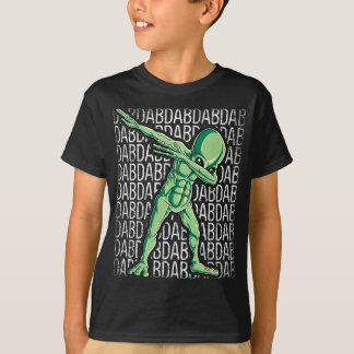 Dabbing Alien Dab Hip Hop Funny UFO Gift Boys T-Shirt
